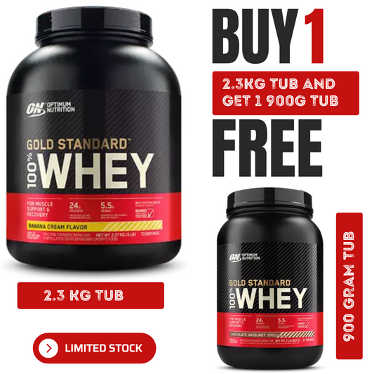 Gold Standard Whey 2.3kg + Free 900g Gold Standard Whey