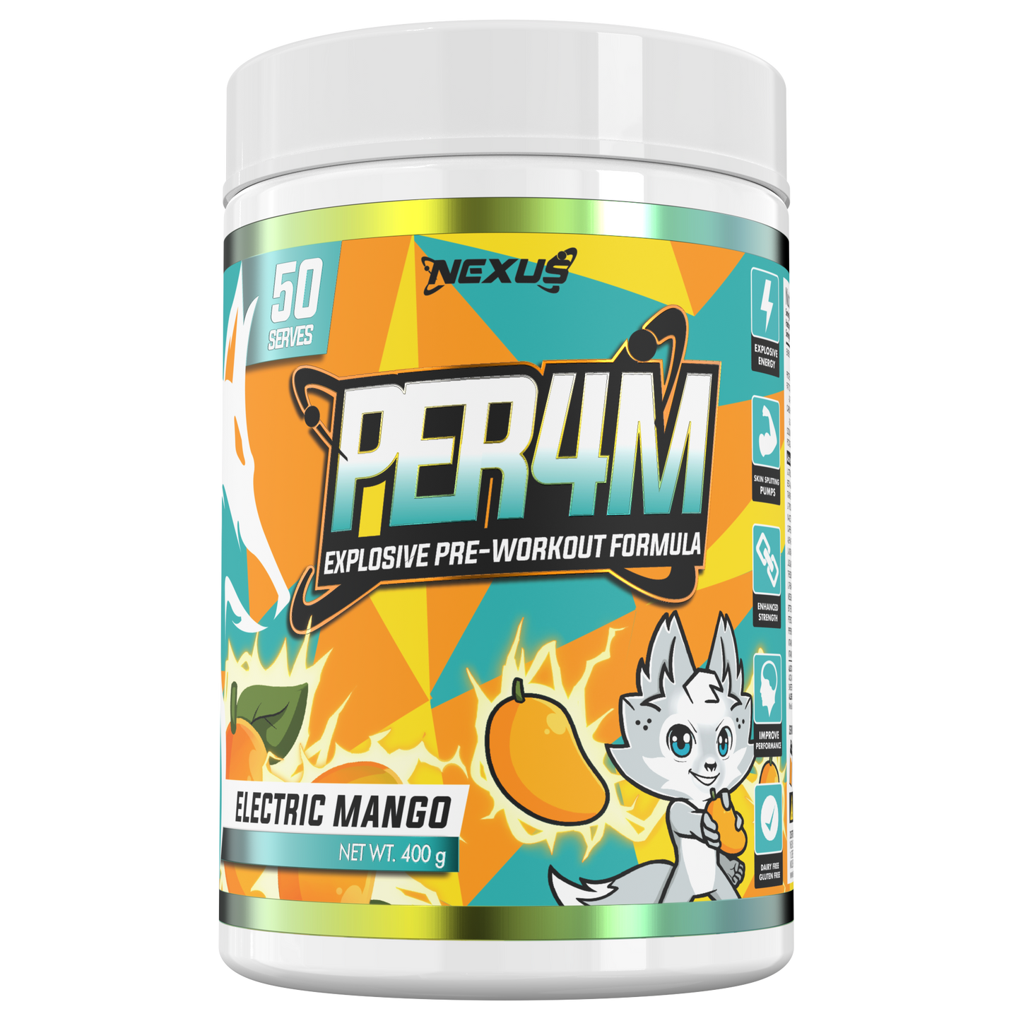 Per4m by Nexus – Pre-Workout for Energy & Performance